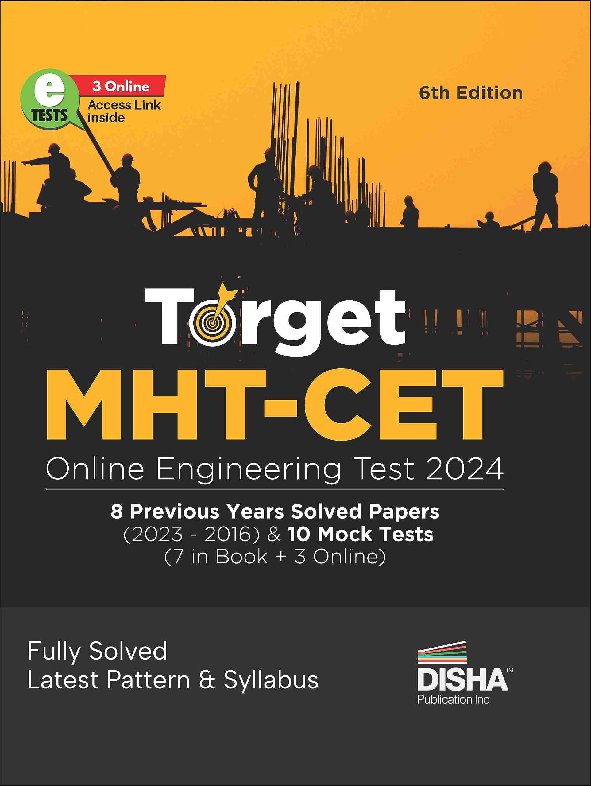 TARGET MHT-CET Online Engineering Test 2024 - 8 Previous Year